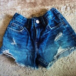 Stylish Blue Denim Kids Shorts